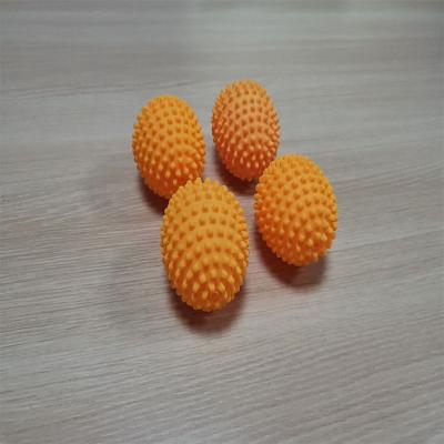 China Egg Yolk Shape PVC Lemon Wash Balls For Dryer for sale