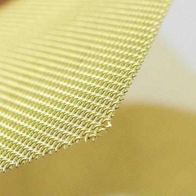 China Liquid And Gas Filtration Brass Woven Mesh Screen for sale