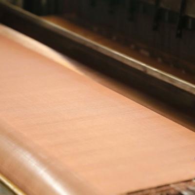 China Radiat Shielding Red Pure Copper Wire Screen for sale