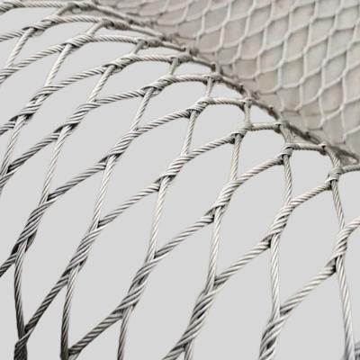 China Interwoven Stainless Steel Rope Mesh for sale