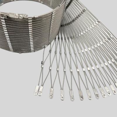 China Stainless Steel Wire Rope Zoo Mesh 304 304L 316 306L Material for sale