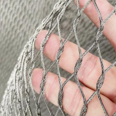 China Stainless Steel Knotted Rope Mesh for sale