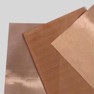 China Red Copper Infused Fabric Woven Mesh 10 -180 Brass Wire Mesh for sale