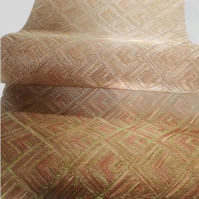 China Decorative Copper Wire Mesh Wallpaper for sale