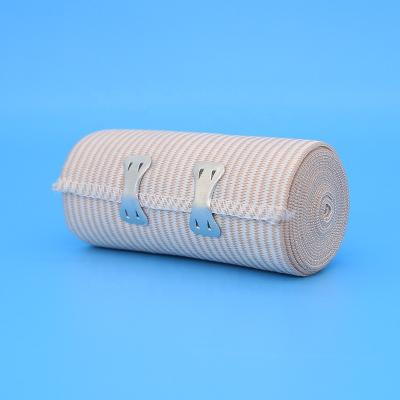 China Wholesale Hospital Elastic Different Size Roll Gauze Bandage Medical Elastic Gauze Roll Bandage With Woven Edge for sale