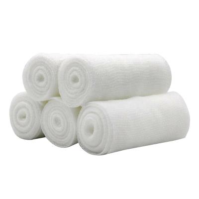 China Dressings And Care Factory Wholesale Materials Cotton White Medical Compressed Wrap Gauze Hydrophilic Bandage for sale