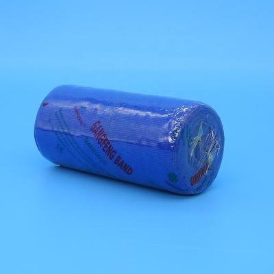 China High Quality Medical Hospital Use Health Services Blue Soft Pancake Conforming Elastic Bandage for sale