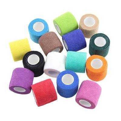 China Good ventilationand/high elasticity/soft/water-resistant/easy to wrap 2022 new arrivals medical sports nonwoven self-adhesive cohesive flexible elastic bandage for sale