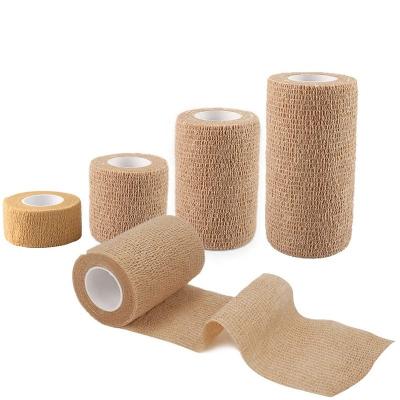 China Good ventilationand/high elasticity/soft/water-resistant/easy to wrap medical nonwoven self-adhesive cohesive elastic bandage customized by manufacturer-supplier for sale