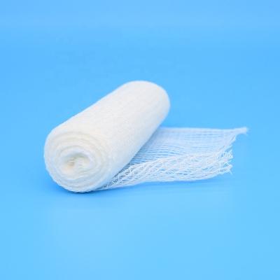 China Factory high quality viscous white color surgical dressing machine gauze roll conformation bandage for sale