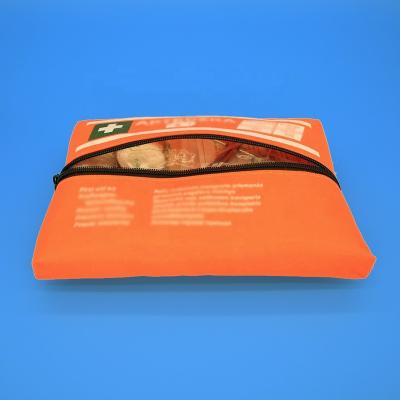 China High Quality Durable Outdoor Travel Medical Emergency Portable Orange Color Fist Aid Kit Bag for sale