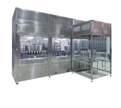 China machinery & SQH GMP Material IV Solution 8000BPH Washing Filling And Sealing Machine PP Bottle Production Line for sale