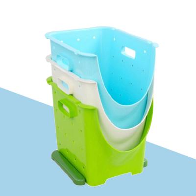 China OEM Sustainable Eco - Friendly Plastic Durable Home Storage Baskets for sale