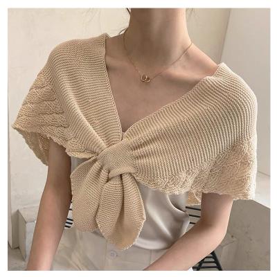 China Small dobby cap cervical spring piece knitted cap new female summer protection spine collocation and air conditioning skirt for sale