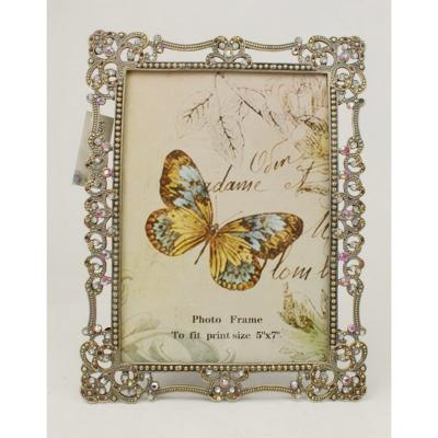 China Luxury Wholesale Shabby Chic Home Decor White Baroque Photo Frame for sale