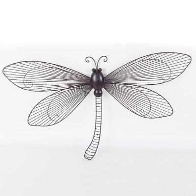 China China Hot Sale Iron Wall Hanging Decors Metal Dragonfly Animal Wall Art for sale