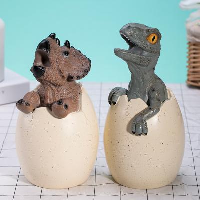 China Lovely Polyresin Polyresin Dinosaur Shaped Money Saving Box For Girls for sale