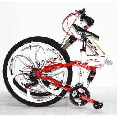 China High quality aluminum alloy disc brake bicycle double 26 inch folding mountain bike mountain bike folding bicycle on sale for sale