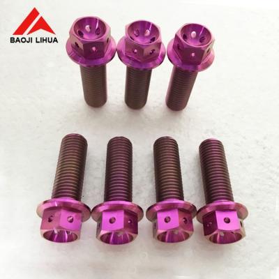 China Titanium Motorcycle Parts Heng Hex Flange Bolts For Motorcycle for sale