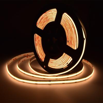 China Commercial Hotel Dream Dc12v 24v Rgbw Cob Led Strips No Light Point Flexible Cob Led Strip Light for sale