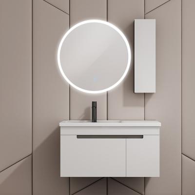 China New Modern Style Modern Design Round Led Mirror Lighted Makeup Mirrors Led Bathroom Fog Vanity Mirror for sale