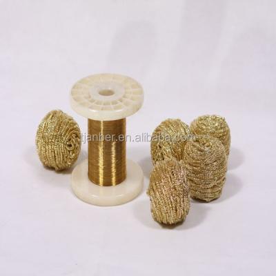 China Making brass scourer 0.13mm round brass wire for producing brass scourer whatsapp 008613920264894 for sale