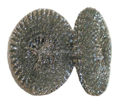 China Sustainable Galvanized Pot Scourer Galvanized Mesh Scourer 60g 50g 40g for sale