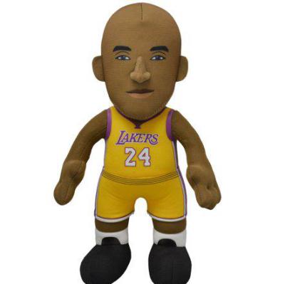 China Soft Superstars Kobe Bryant Plush Toys Cartoon Basketball Dolls Custom Creative Plush Battery Operated Lovely Toy for sale