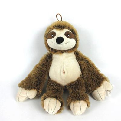 China Cheap Stuffed Dog Toy Plush Animals Sloth Cute Soft Fashion Popular Promotional Wholesale Viable With Squeaker For Pet Chew Toy for sale