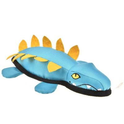 China New Viable Hot Style Blue Alligator Pets Life Crocodile Bite Durable Pet Toy Interactive Plush Dog Toys for sale