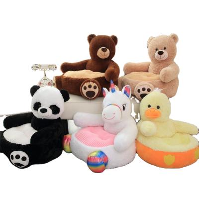 China 2021 Hot Animal Popular Lazy Plush Pillow Cushion Animal Plush Toy Unicorn Bear Sofa Bed Sofa Bed Animal Sofa Bed Toy for sale