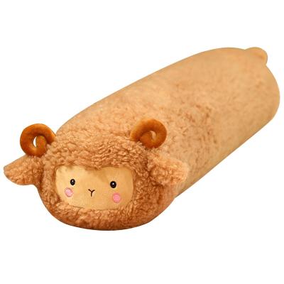 China Hot Wholesale Hand Stuffed Alpaca Sheep Pillow Toy Doll Plush Alpaca Sheep Sleep Pillow Toy Baby Gifts for sale