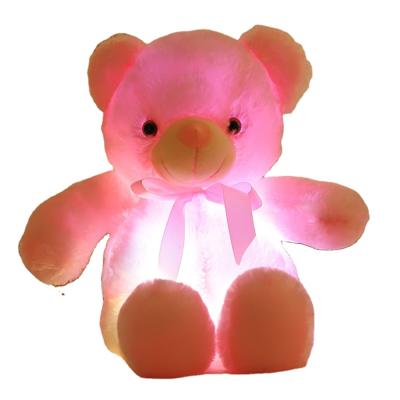 China Hot Selling Gift China Toys Toy Led Light Teddy Bear Stuffed Animal Soft Plush for sale