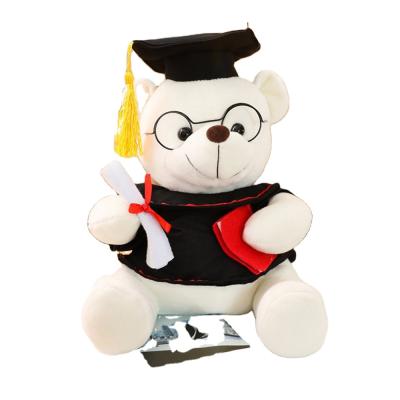 China Gift Factory Direct Dress Giftteddy Bear Customized Plush Up Soft Stuffed Teddy Graduation Plush Toy Elastic Customized for sale