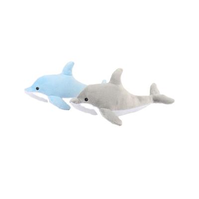 China Gift Wholesale Cheap Price Blue Dolphin Pillow Plush Marine Toys for sale