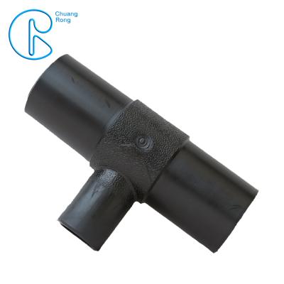 China HDPE Butt Fusion Fittings CLASS ALL Reducing Tee Pipe Fitting HDPE Butt Fusion Pipe PE Reducing Tee Reduction for sale