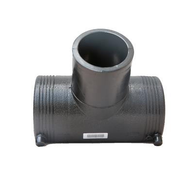 China HDPE Equal Electrofusion Tee HDPE Pipe Electrofusion Fittings Electrofusion Tee Equal Pipe Fitting for sale