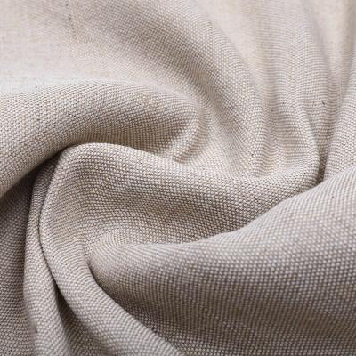 China High Quality 55% Jute 45% Jacquard Jacquard Weave Breathable Cotton Fiber Burlap Linen Fabric for sale