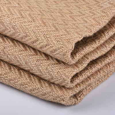 China Organic Jute Burlap Fabric Eco-friendly Woven Fabric For Bags Drapes Curtains for sale