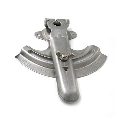 China Galvanized Steel Galvanized Steel HVAC Air Handle Duct Damper Quadrant for sale