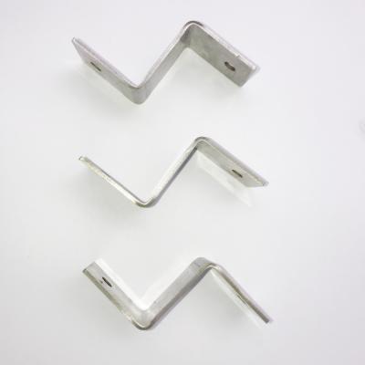 China 1.0-2.5mm Polishing Stamp Treatment Stainless Steel Z Type Corner Bracket for sale