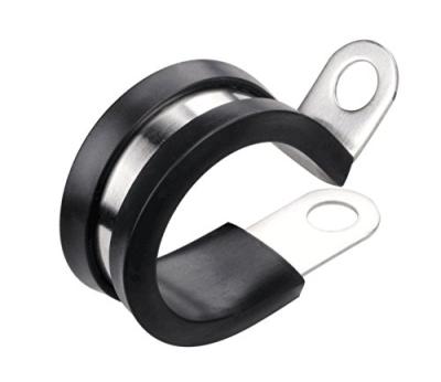 China 1 Inch PVC Pipe Plastic Stainless Steel 316 P Clip Type Pipe Clamp for sale