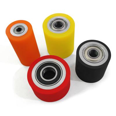 China Wear Resistance OEM PU Roller Polyurethane Roller Silicone Rubber Roller Order / Optional Support Customization of Color and Hardness Driven Wheel for sale