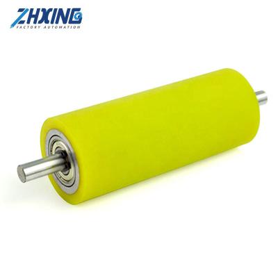 China Wear Resistance Rubber Conveyor Roller Polyurethane Roller PU Silicone Roller Color/Hardness Support OEM&ODM Optional Customization for sale