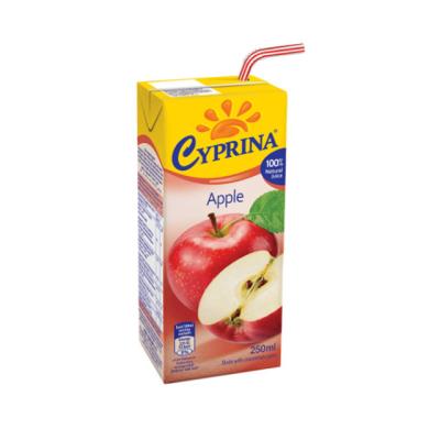 China Disposable Standard 250Ml Paper Juice Box Juice Carton Box Natural Juice Packaging for sale