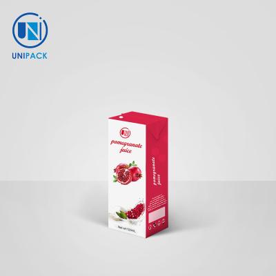 China Unipack Wholesale juice carton box Disposable Packing For Drinks Cartons Packaging For Juices for sale