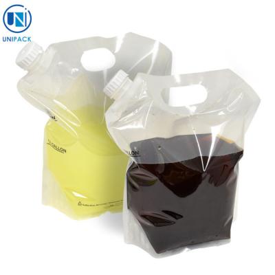 China 5 Liter Plastic Liquid Packaging Bag for Drinking Water Packaging for sale