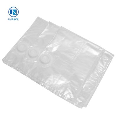 China UNIPACK Clear Aseptic Bag In Box Fresh Milk Hot Sale Custom aseptic bag for sale