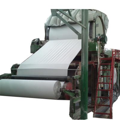 China Paper Industry 1092mm Wheat Straw Rice Straw Paper Making Machine For Toilet Paper for sale