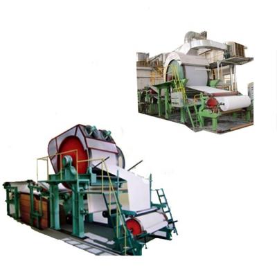 China Used High Efficiency Toilet Paper Tissue Paper Mill Machinery For Paper Mill for sale